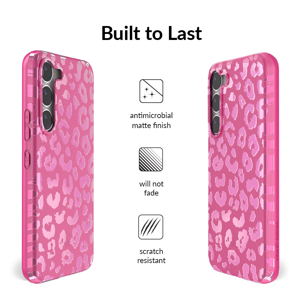Pink Ruby Leopard Samsung Case