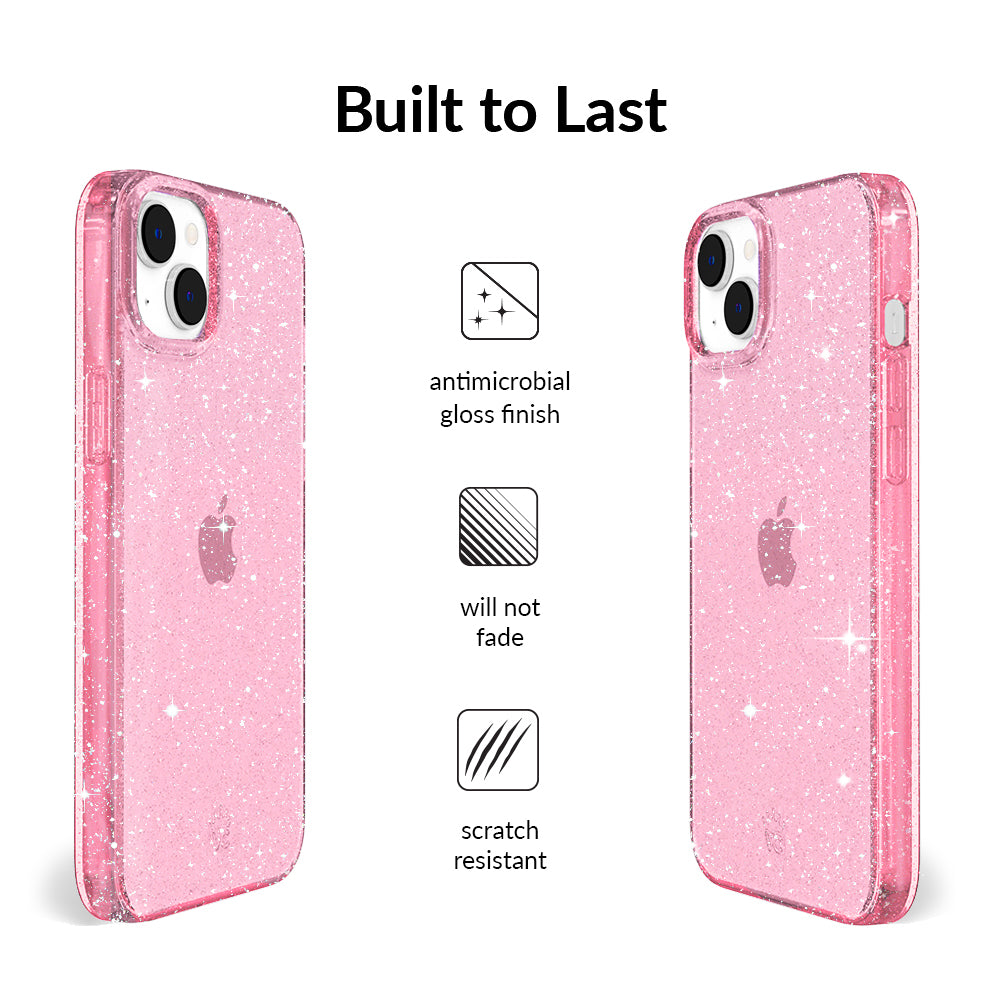 Pink Stardust Glitter iPhone Case