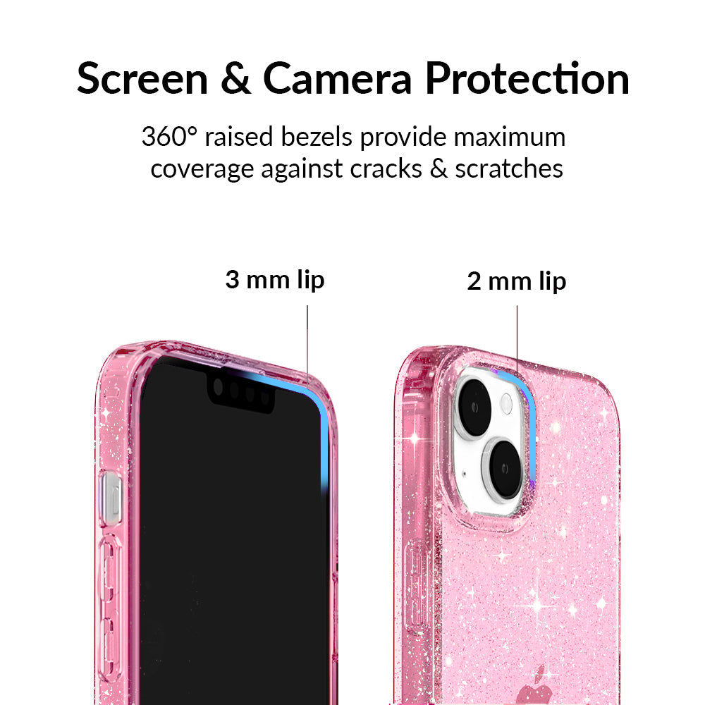 Pink Stardust Glitter iPhone Case