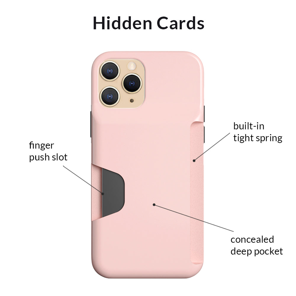 Light Pink iPhone Wallet Case