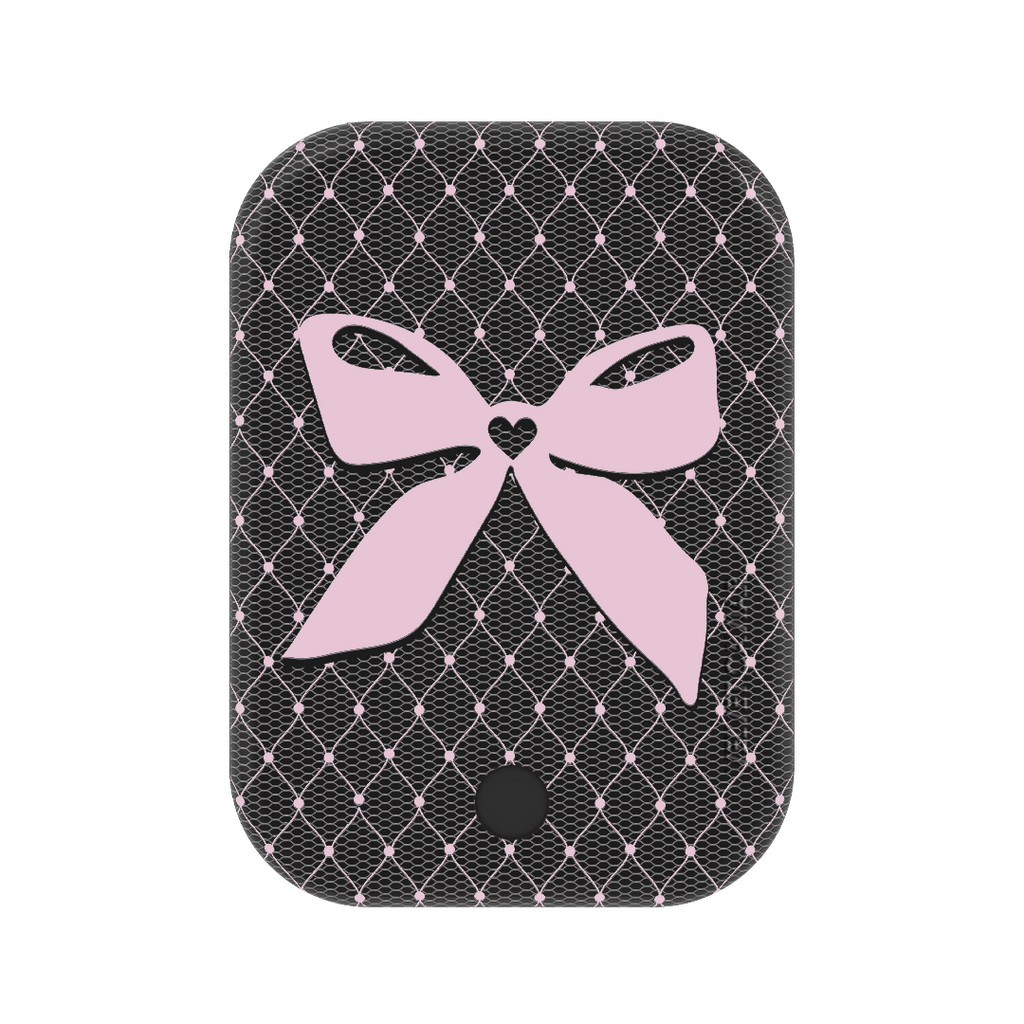 Lacy Pink Bows Portable MagSafe Charger Power Pack