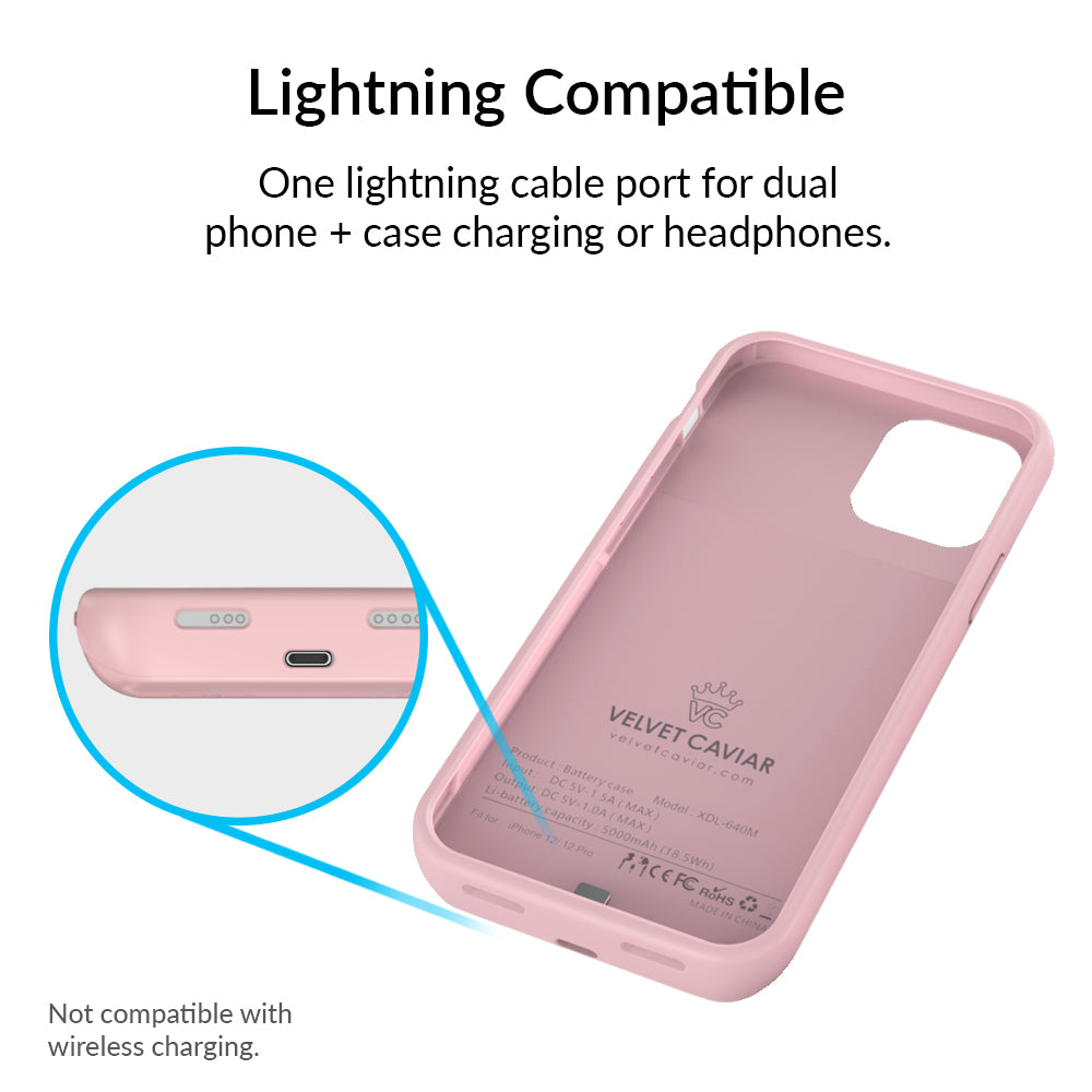 Pink iPhone Charging Case