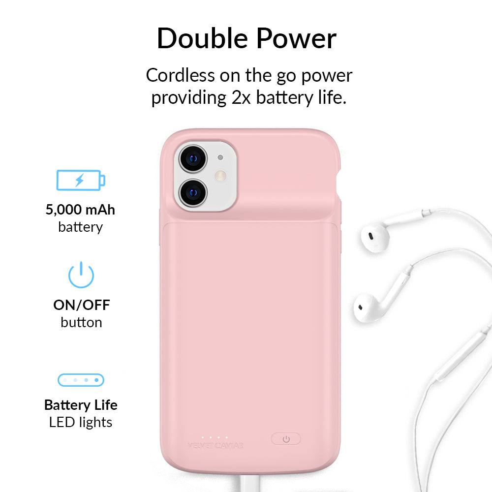 Pink iPhone Charging Case