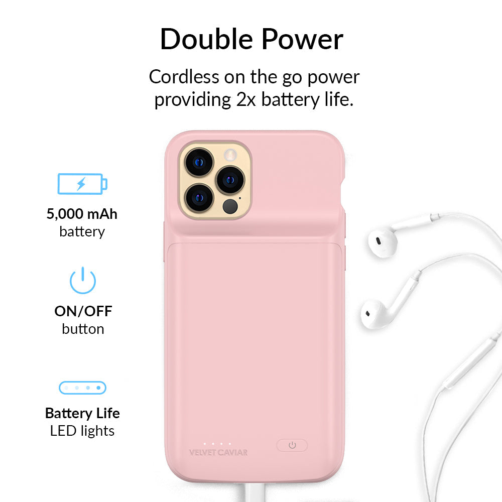 Pink iPhone Charging Case