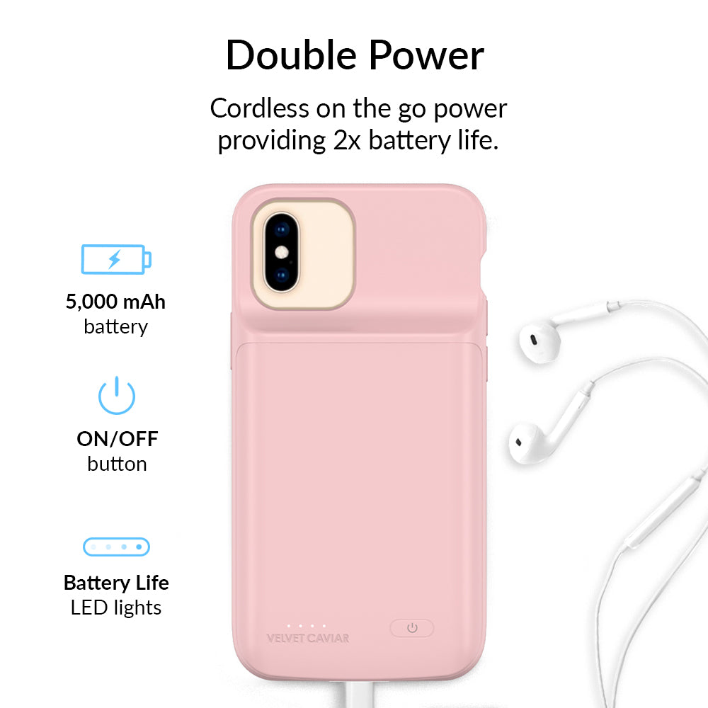 Pink iPhone Charging Case