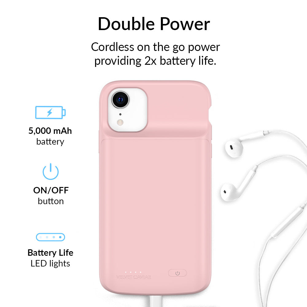 Pink iPhone Charging Case