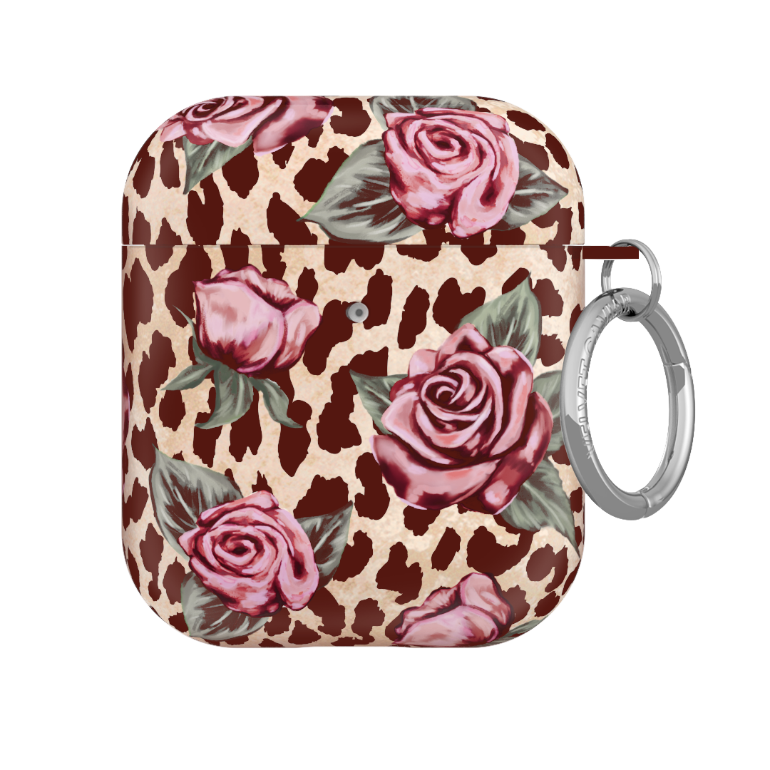Rosy Leopard AirPod Case
