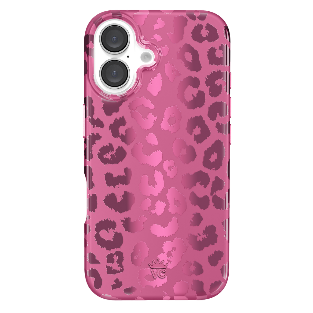 Pink Ruby Leopard iPhone Case