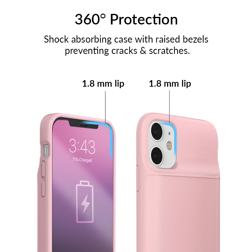 Pink iPhone Charging Case