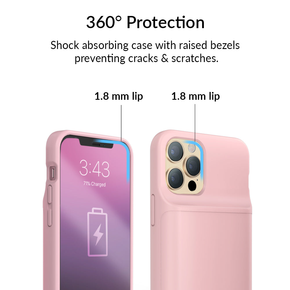Pink iPhone Charging Case