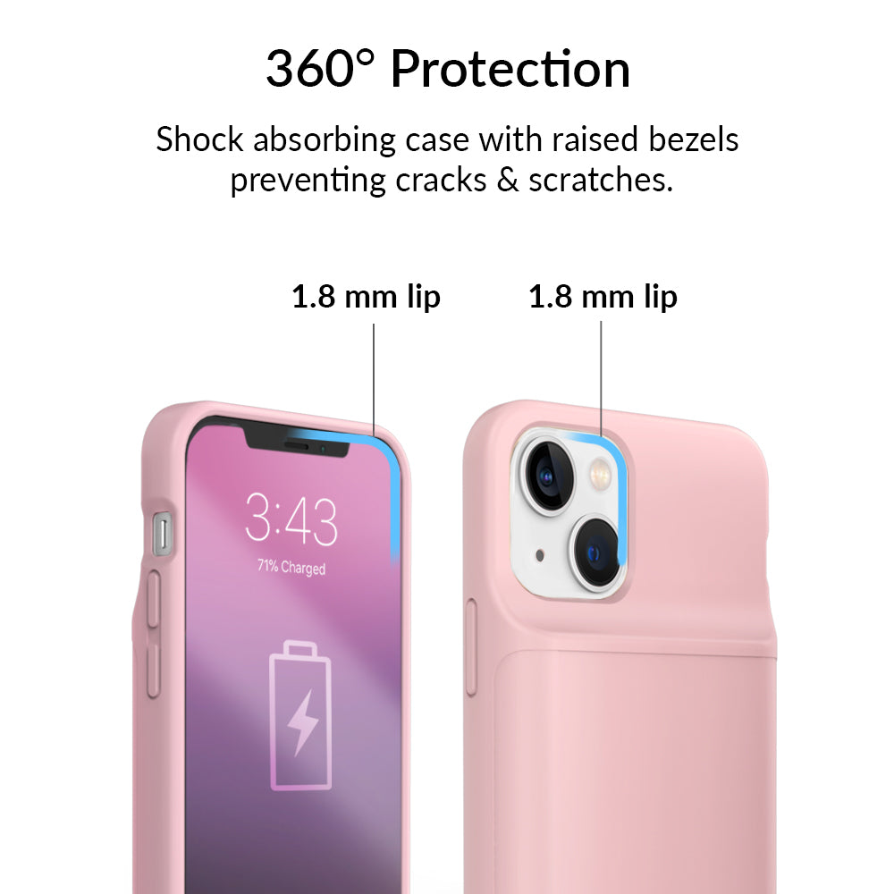 Pink iPhone Charging Case