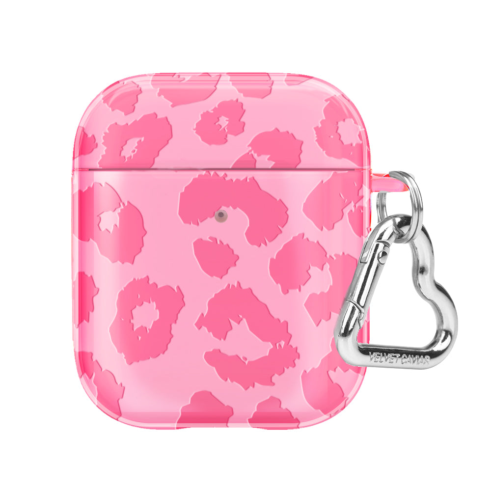 Candy Pink Leopard AirPod Case