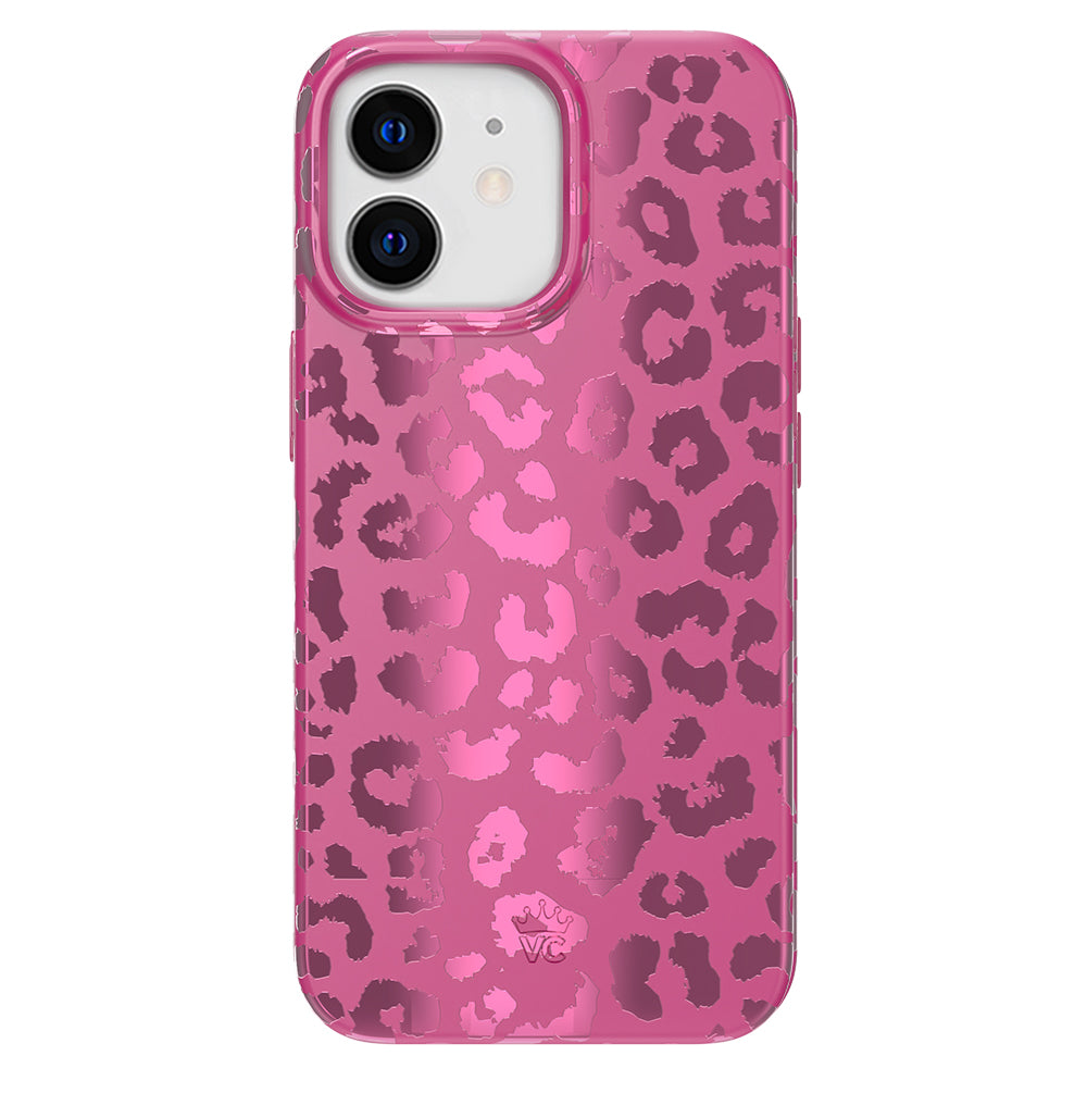 Pink Ruby Leopard iPhone Case