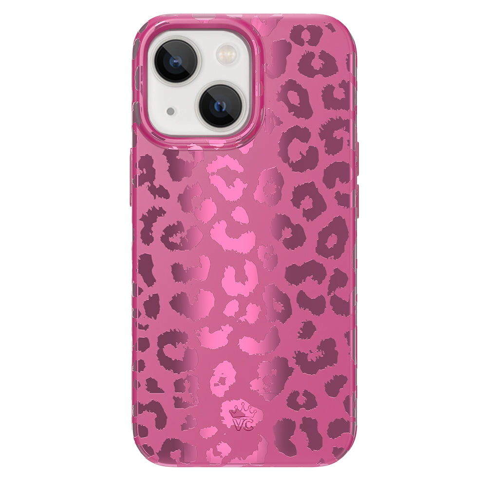 Pink Ruby Leopard iPhone Case