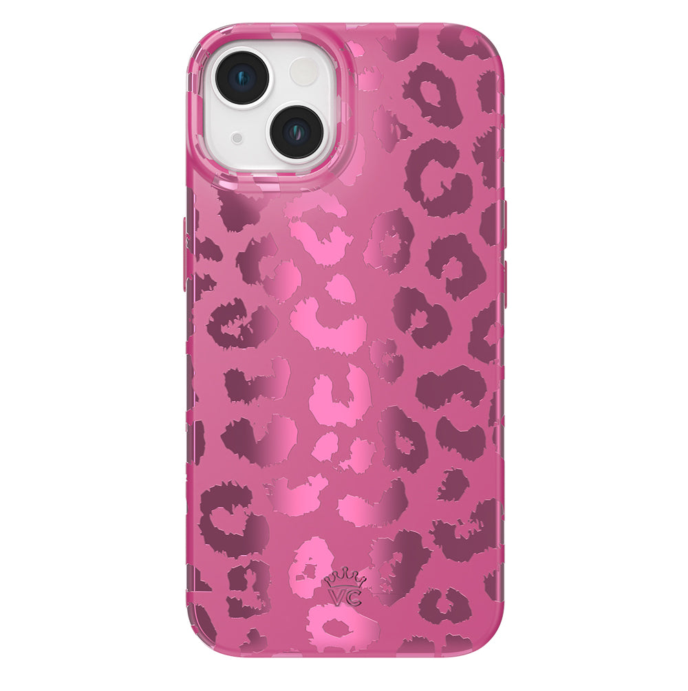 Pink Ruby Leopard iPhone Case