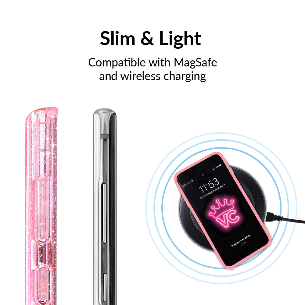 Pink Stardust Glitter Samsung Case