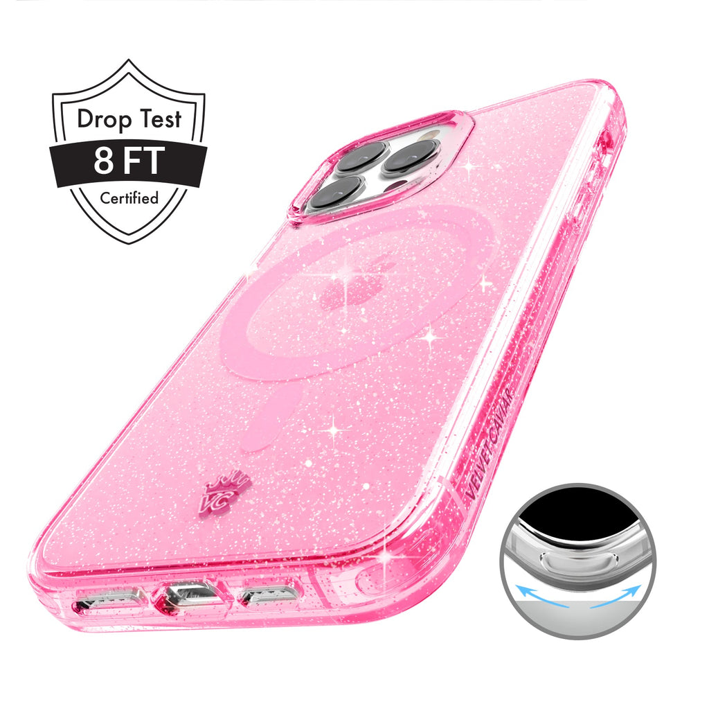 Pink Stardust Glitter iPhone Case