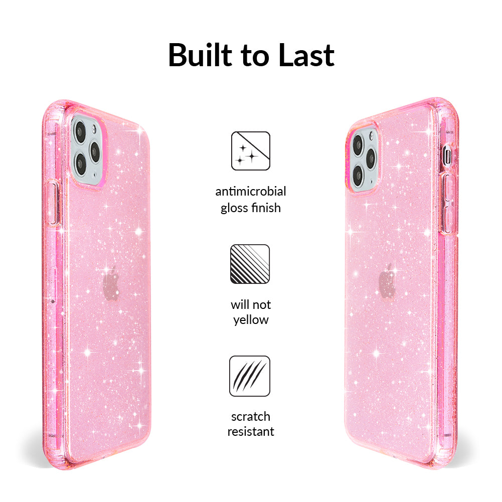 Pink Stardust Glitter iPhone Case