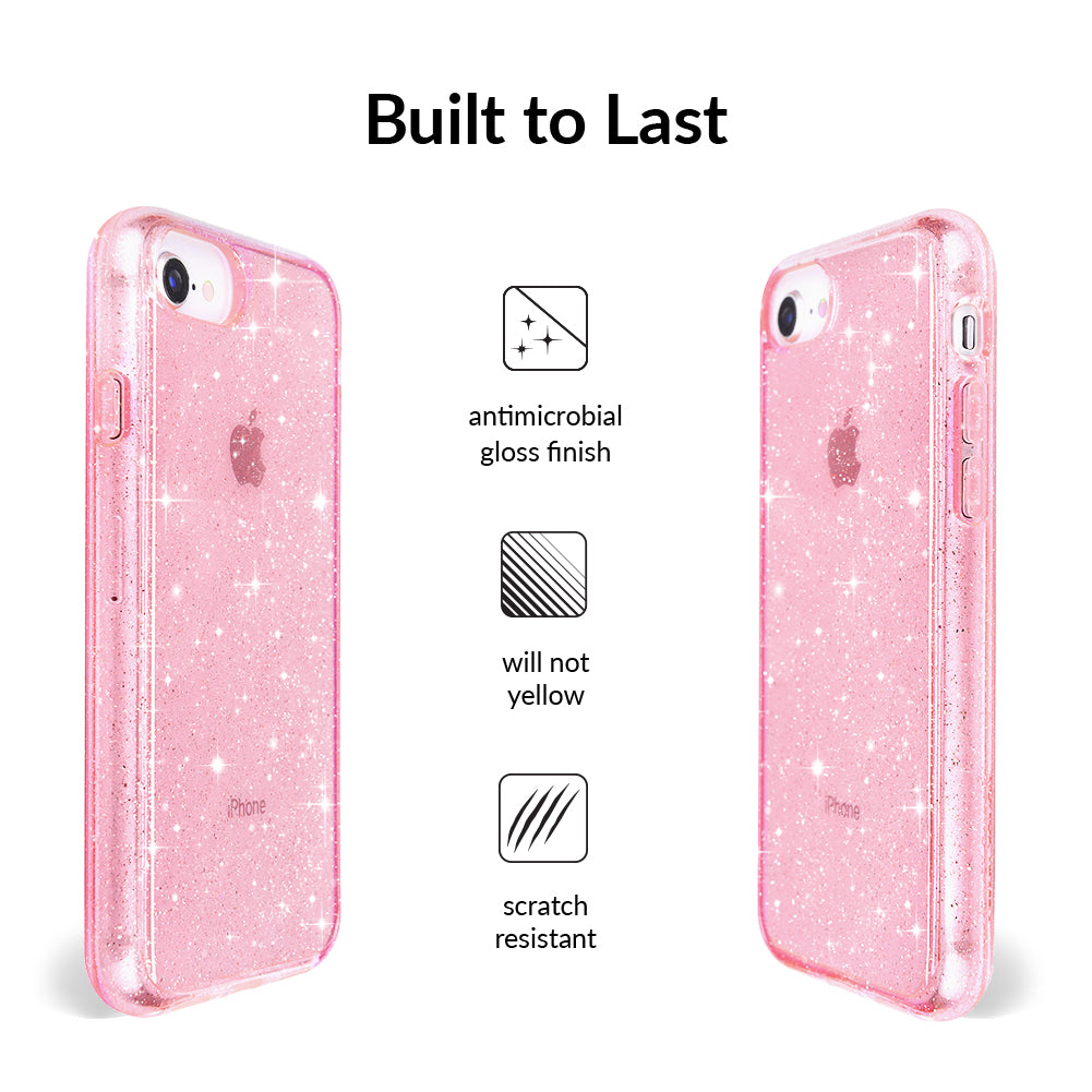 Pink Stardust Glitter iPhone Case