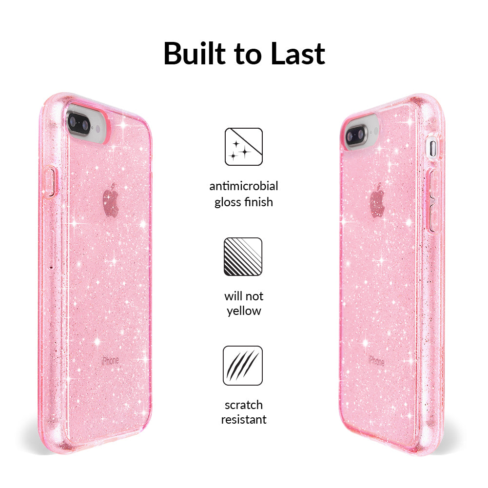 Pink Stardust Glitter iPhone Case