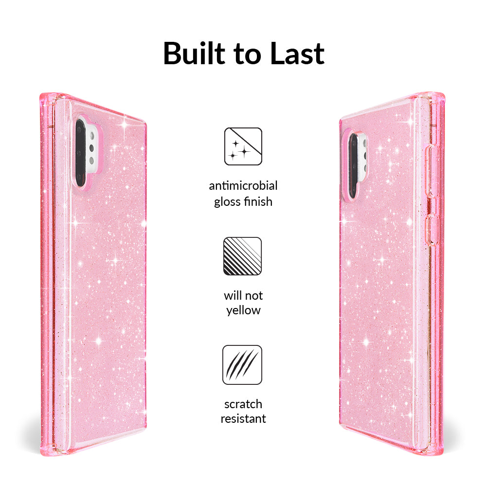 Pink Stardust Glitter Samsung Case
