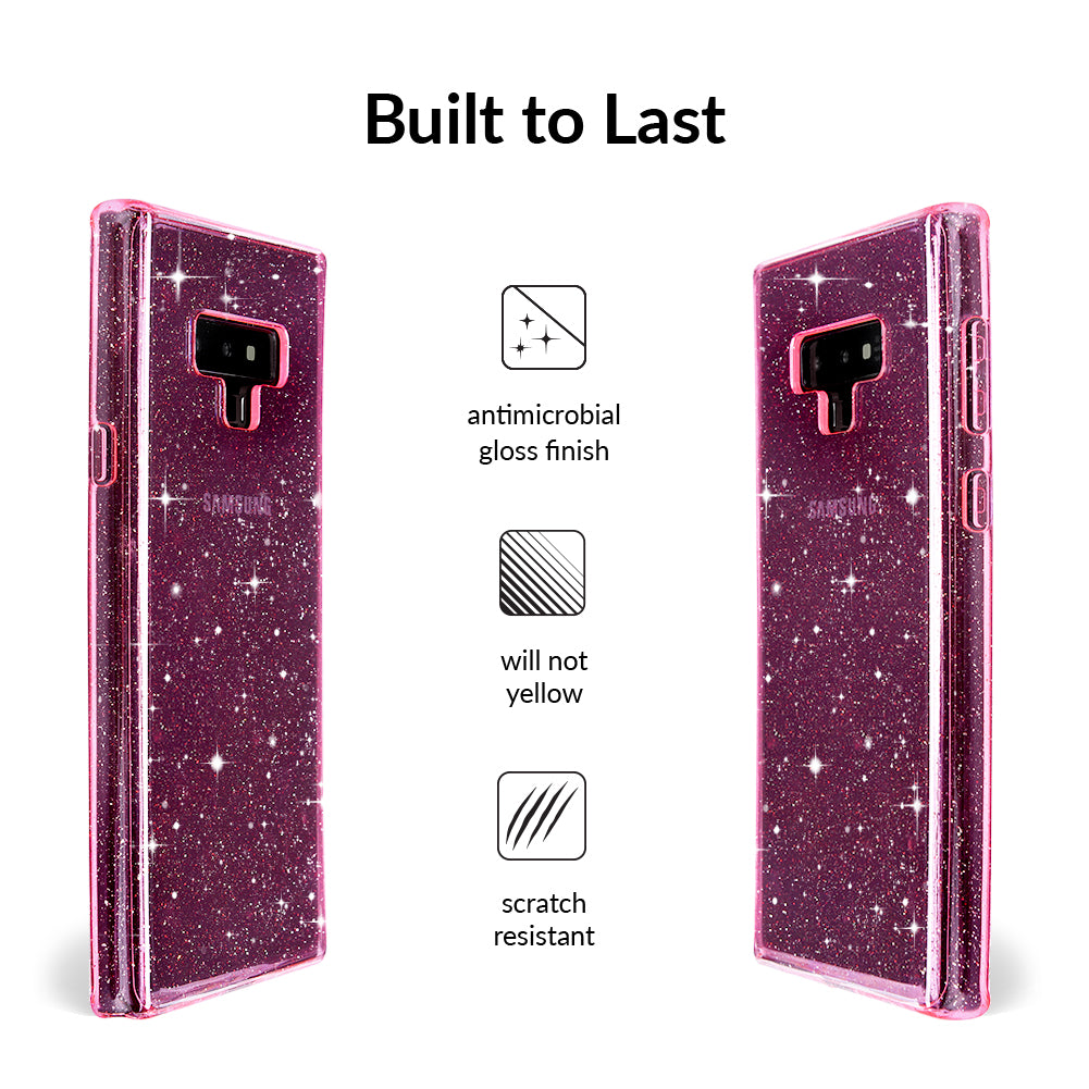 Pink Stardust Glitter Samsung Case