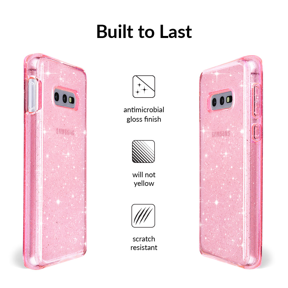 Pink Stardust Glitter Samsung Case