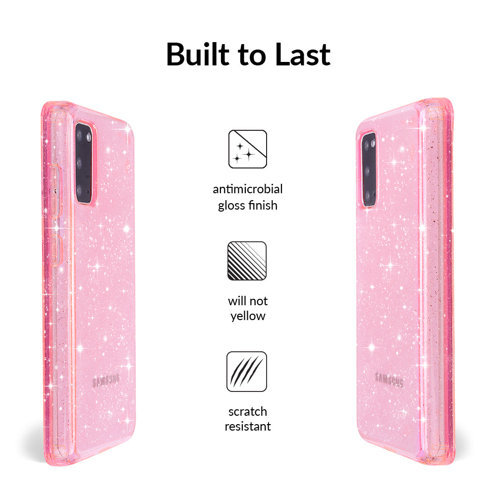 Pink Stardust Glitter Samsung Case