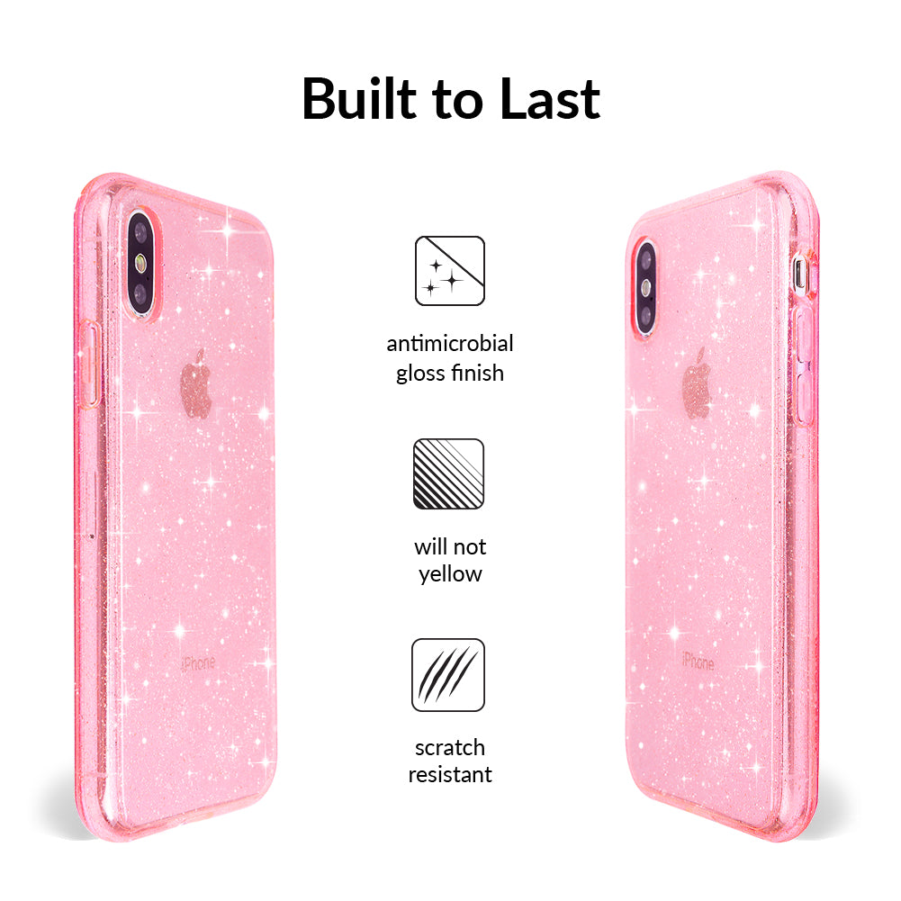 Pink Stardust Glitter iPhone Case