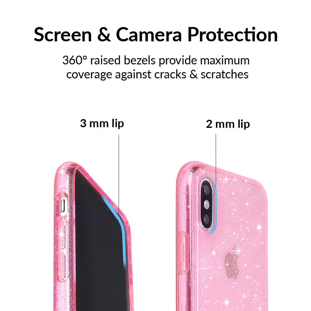 Pink Stardust Glitter iPhone Case