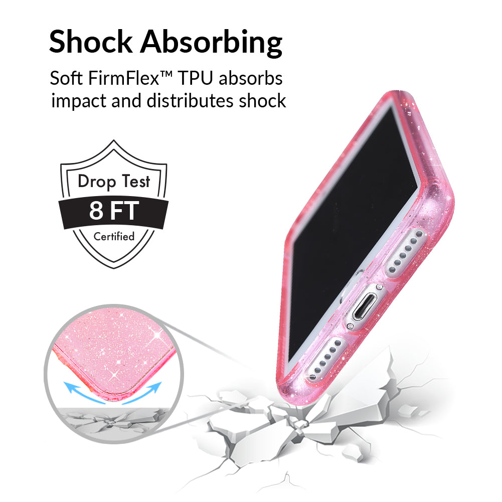 Pink Stardust Glitter iPhone Case