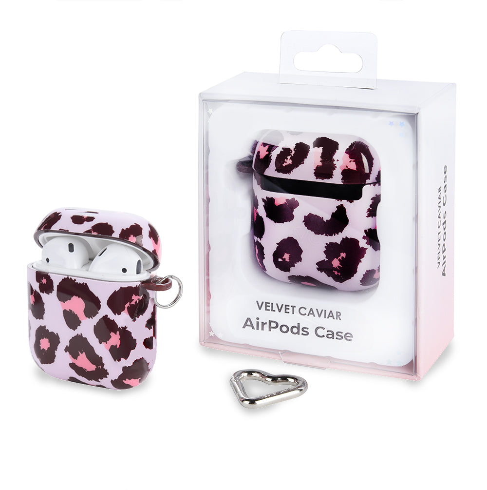 Purrfect Pink Leopard AirPod Case