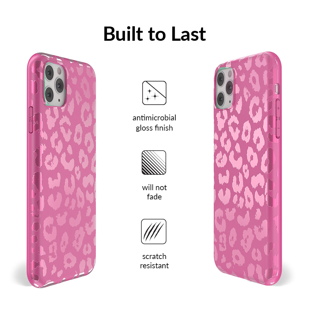 Pink Ruby Leopard iPhone Case