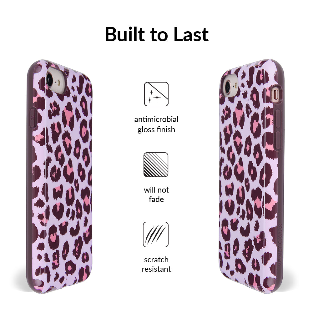Purrfect Pink Leopard iPhone Case