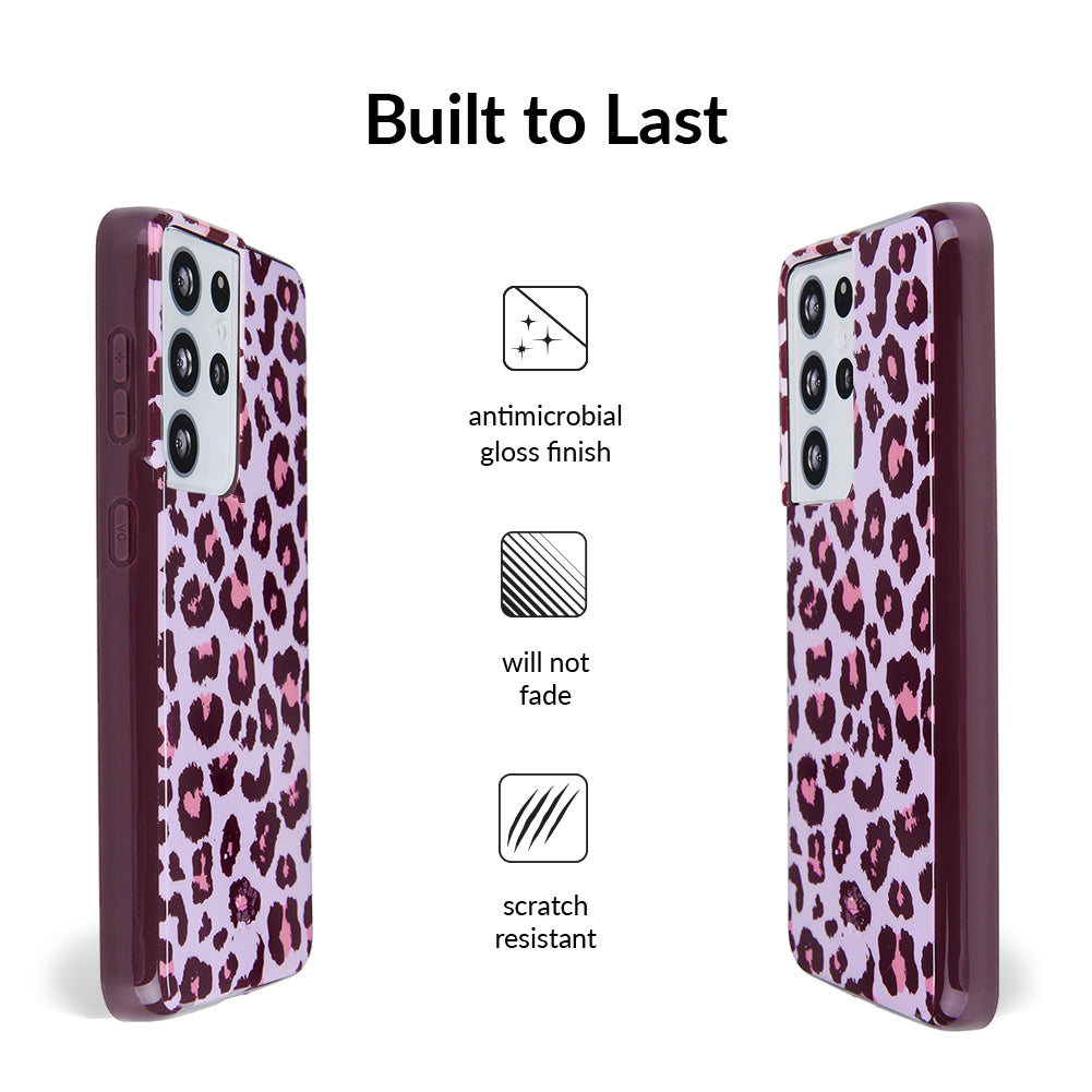Purrfect Pink Leopard Samsung Case