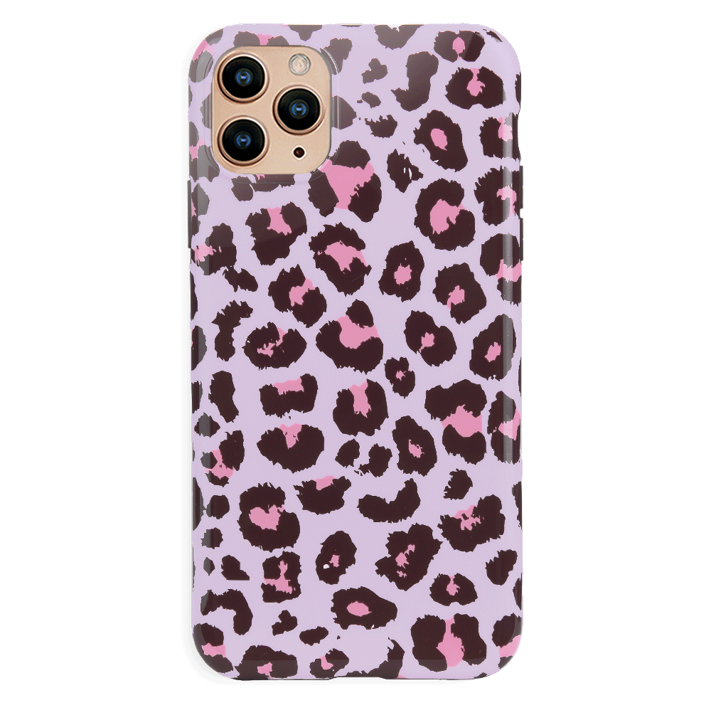 Purrfect Pink Leopard iPhone Case
