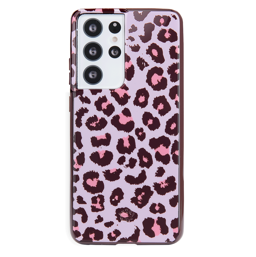 Purrfect Pink Leopard Samsung Case