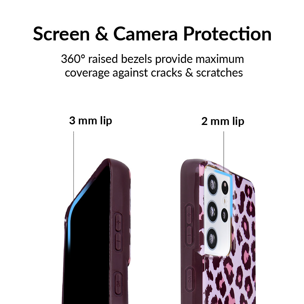 Purrfect Pink Leopard Samsung Case