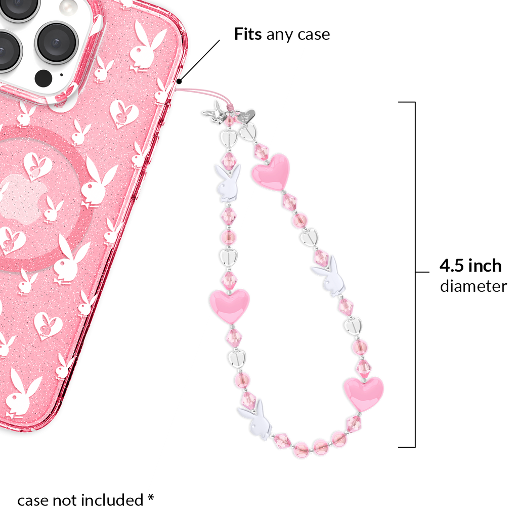 Playboy Pink Bunny Phone Charm