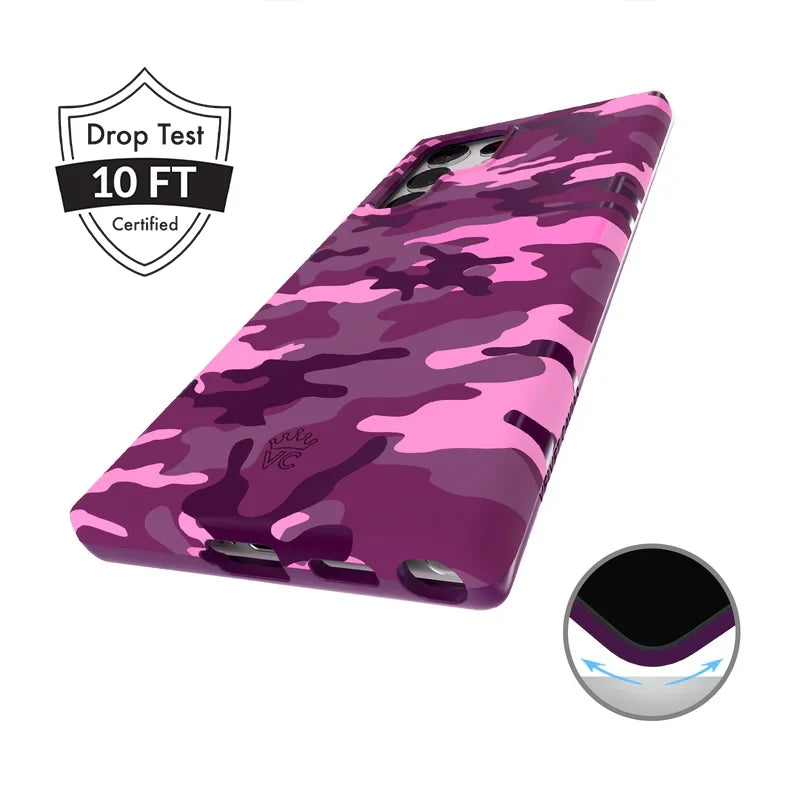 Magenta Camo Samsung Case
