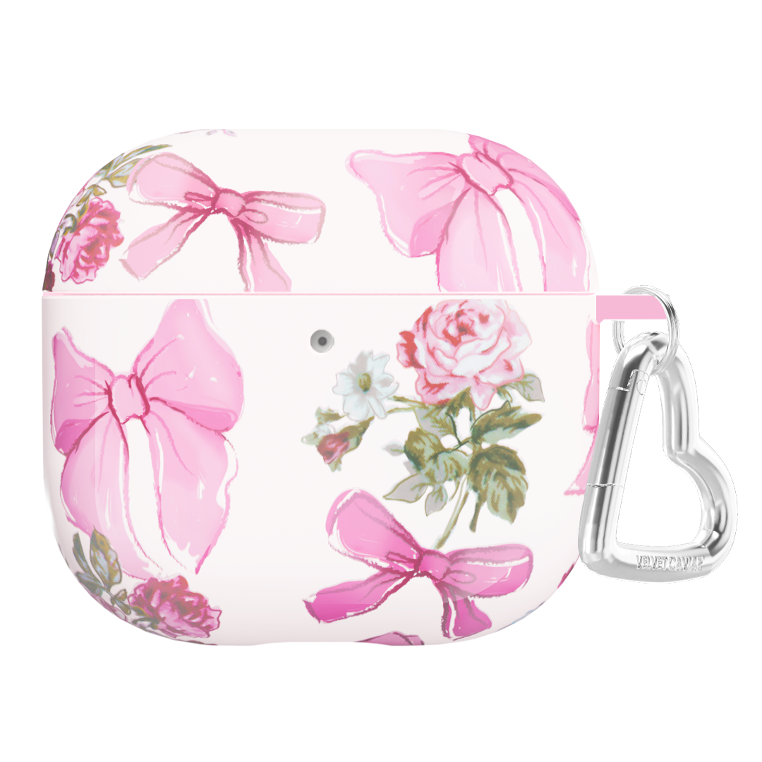 Posie Pink Bow AirPod Case