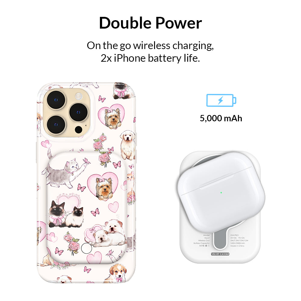 Puppies & Kittens Portable MagSafe Charger Power Pack