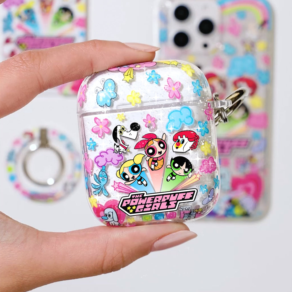 The Powerpuff Girls Girl Power Glitter AirPod Case