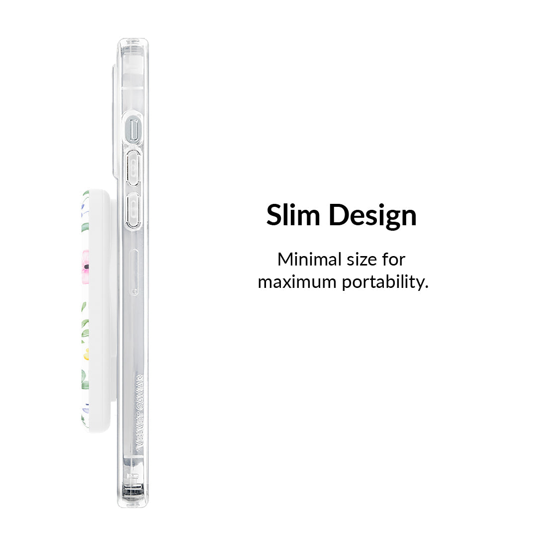 Enchanted Floral Portable MagSafe Charger Power Pack