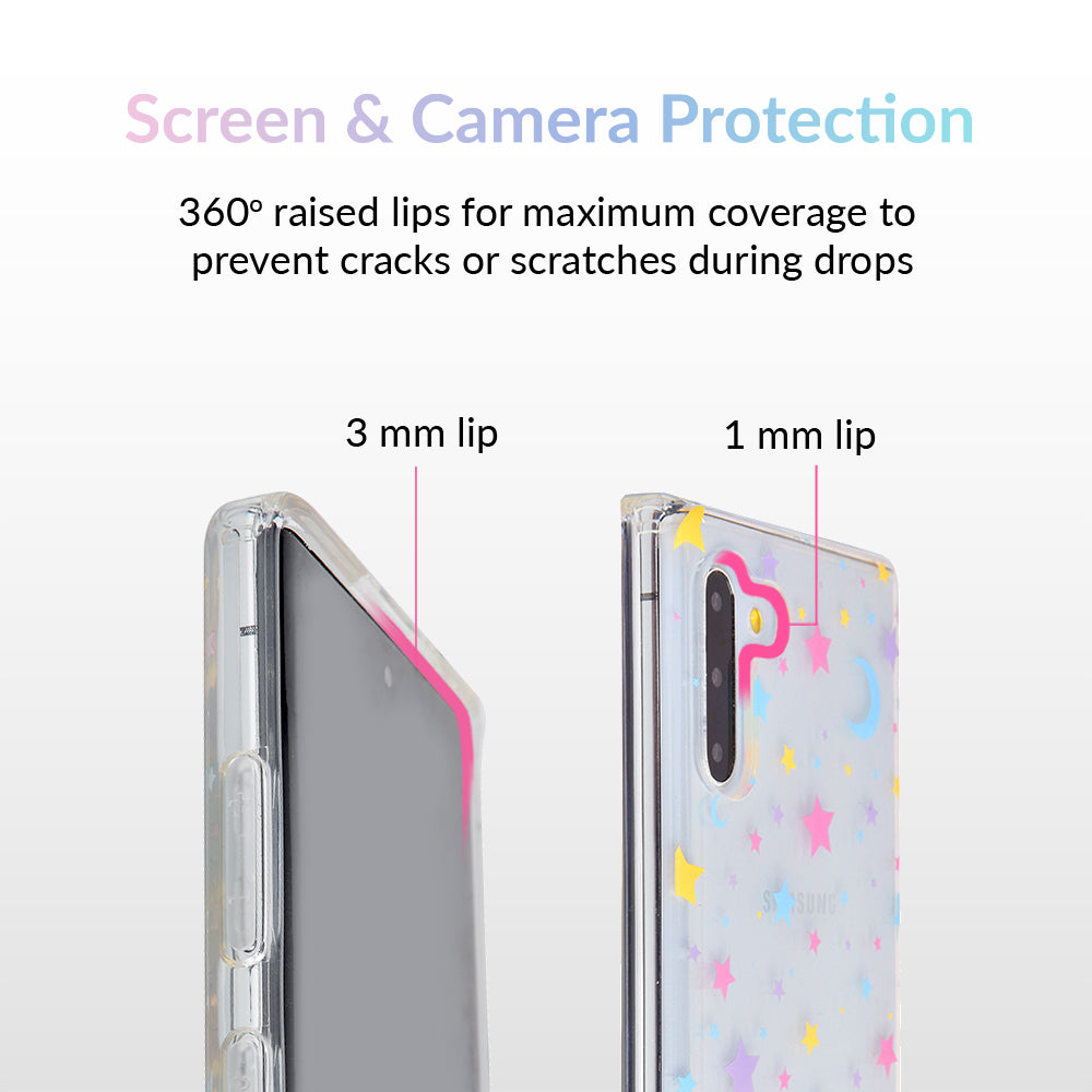 Pastel Starry Night Clear Samsung Case