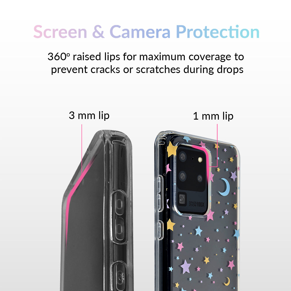 Pastel Starry Night Clear Samsung Case