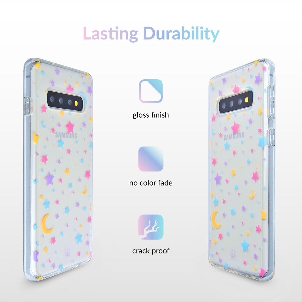 Pastel Starry Night Clear Samsung Case