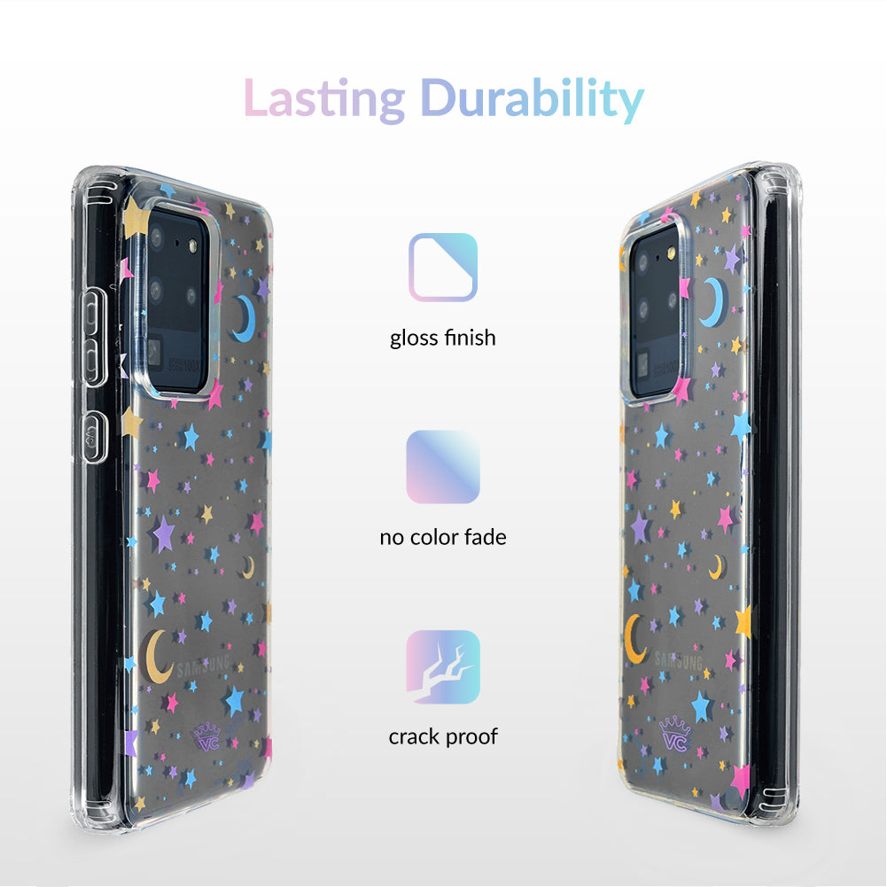 Pastel Starry Night Clear Samsung Case