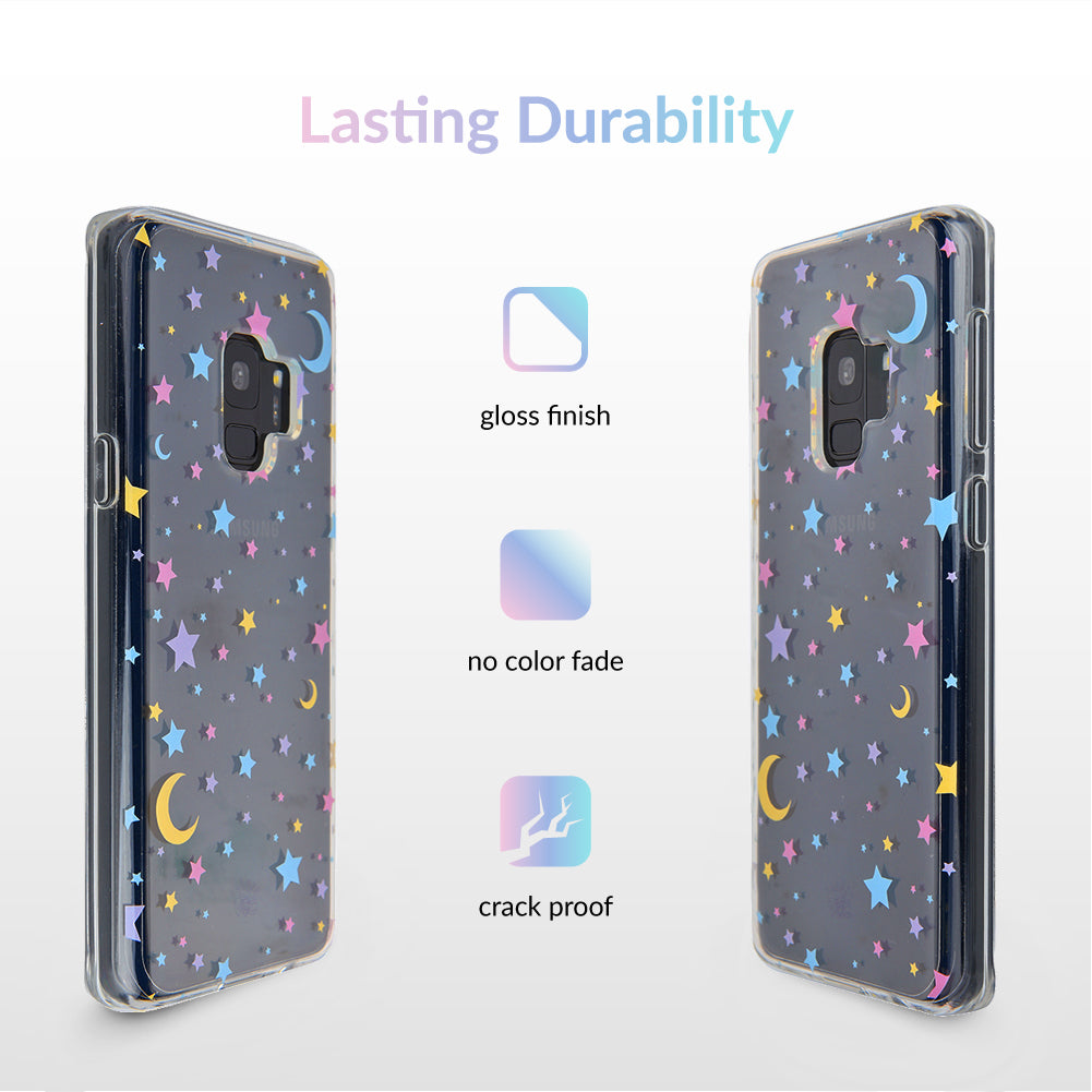 Pastel Starry Night Clear Samsung Case