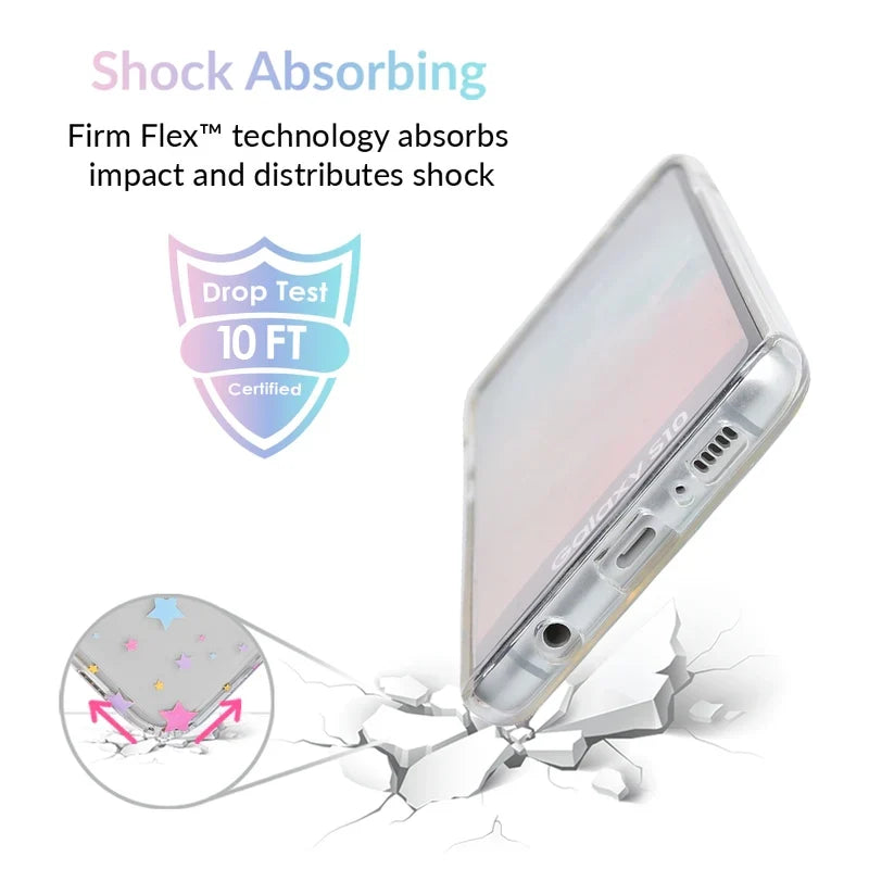 Pastel Starry Night Clear Samsung Case